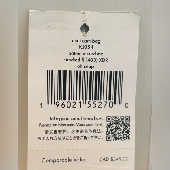 Kate Spade oh snap mini camera bag nwt - Picture 3 of 4